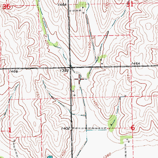 Topographic Map of East Nadrchals Minnow Creek, NE