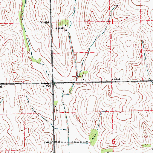 Topographic Map of Middle Nadrchals Minnow Creek, NE