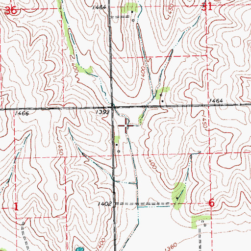 Topographic Map of West Nadrchals Minnow Creek, NE