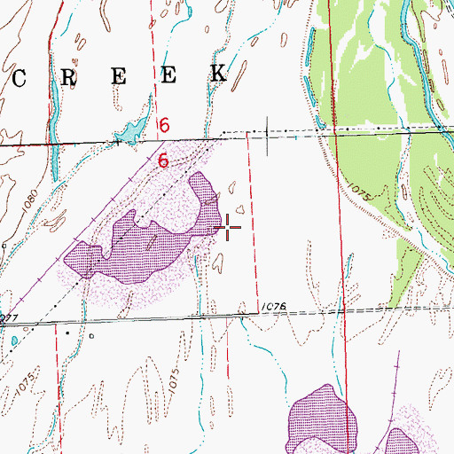 Topographic Map of Big Sandy Lake, NE