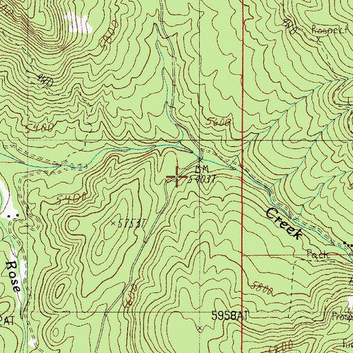 Topographic Map of Aztec Lodge, AZ