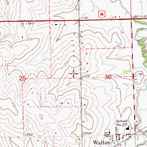Topographic Map of Canoyer Country Greenhouses, NE