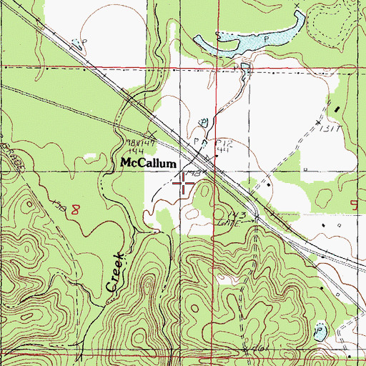 Topographic Map of Greenwood Water Treatment Plant, MS