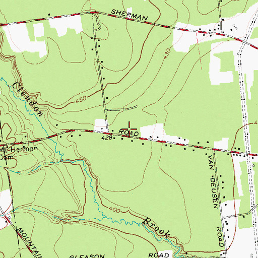 Topographic Map of Redeemer Reformed Presbyterian Church, NY