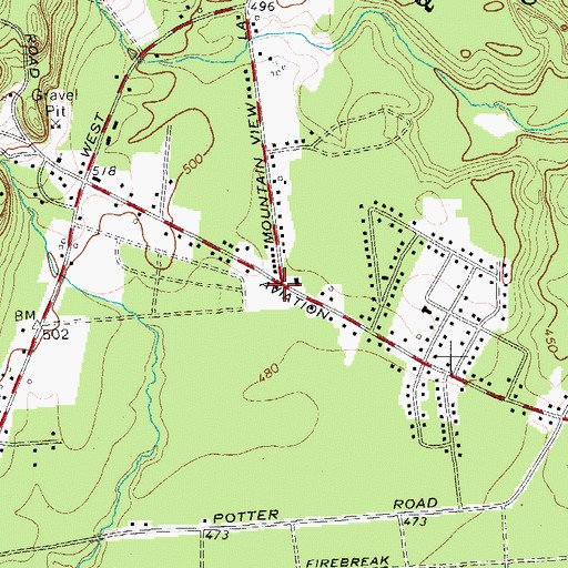 Topographic Map of Prospect Child and Family Center, NY