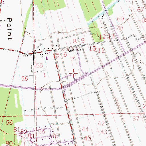Topographic Map of Saint James Community Church, LA