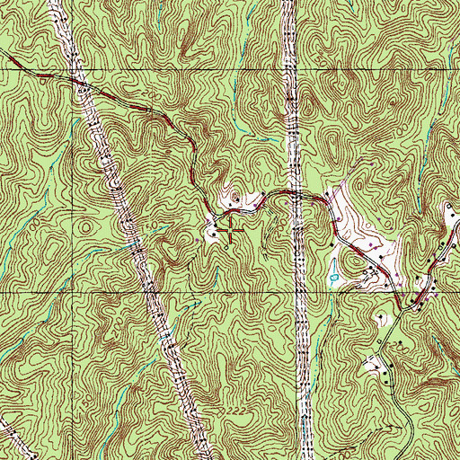 Topographic Map of Cherry Hill Census Designated Place, VA