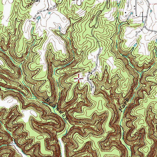 Topographic Map of Ridge Top Farm, TN