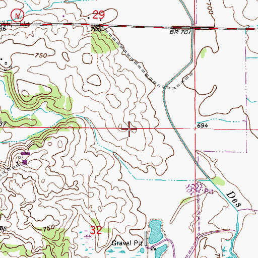 Topographic Map of Pheasant Run Landfill, WI