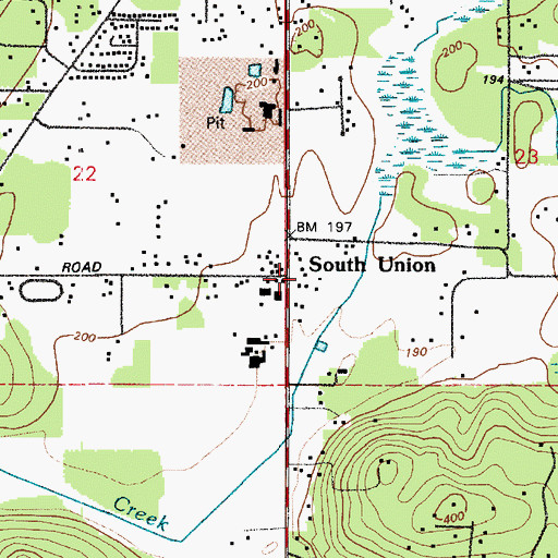 Topographic Map of Thurston County Fire District 6 East Olympia Fire District Station 63, WA
