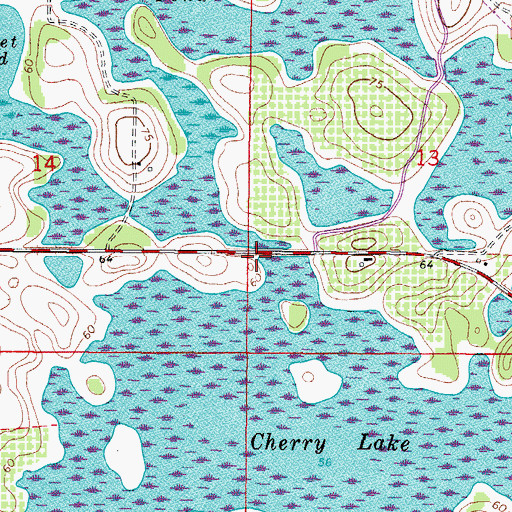 Topographic Map of Villages Department of Public Safety Station 41, FL