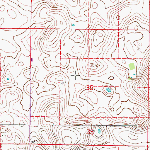 Topographic Map of Villages Department of Public Safety Station 51 Headquarters, FL