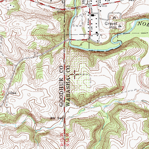 Topographic Map of Apple Ridge Orchard, MN
