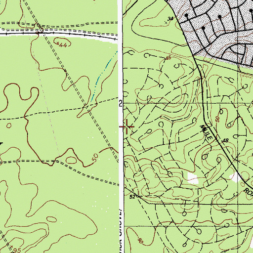 Topographic Map of Holiday Heights First Aid Squad, NJ