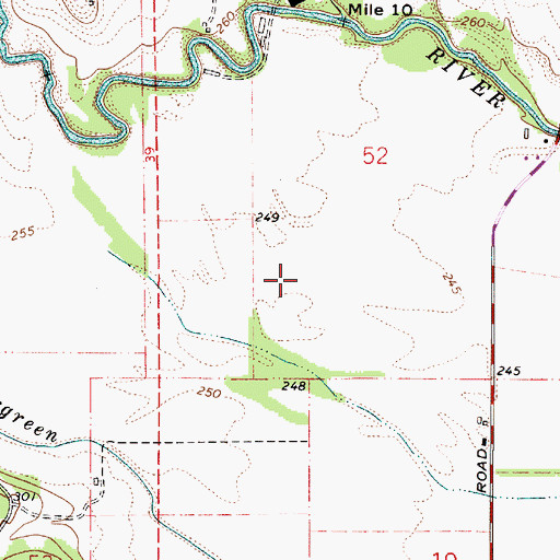 Topographic Map of Philomath Sewage Treatment, OR