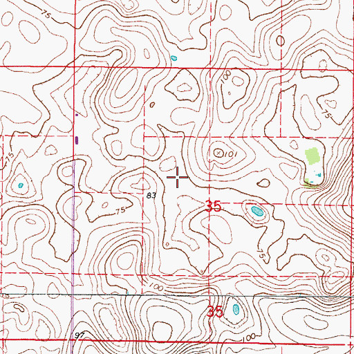 Topographic Map of Lake - Sumter Emergency Medical Services Station 461, FL