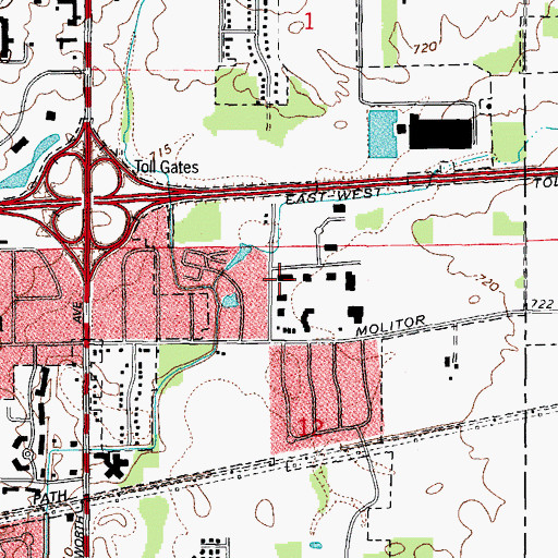Topographic Map of First Care Health Services, IL