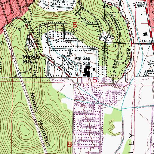 Topographic Map of Huntsville Fire and Rescue Station 14, AL
