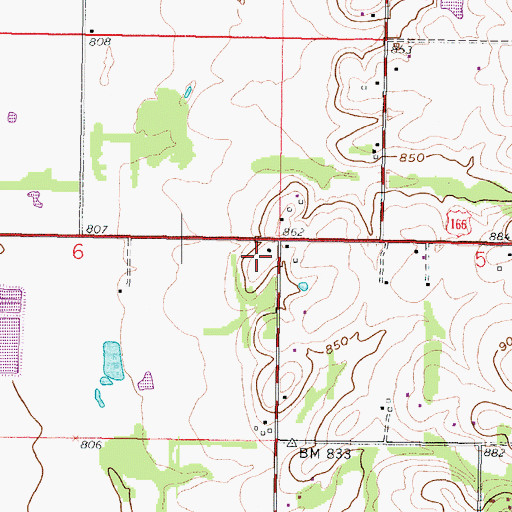 Topographic Map of Kingdom Hall of Jehovah's Witnesses, KS