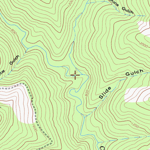 Topographic Map of Wilder Creek, CA