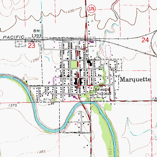 Topographic Map of Kansas Motorcycle Museum, KS