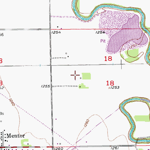 Topographic Map of River Bend Golf Course, KS