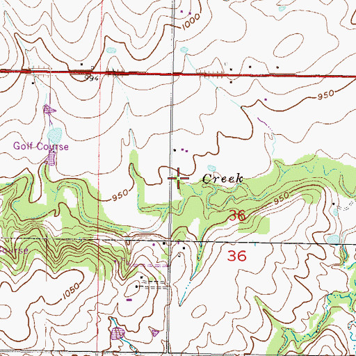 Topographic Map of Johnson County Medical Action Station 43, KS