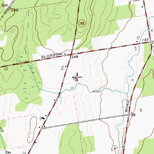 Topographic Map of Mar-lyn Farms, NY