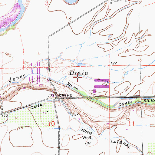 Topographic Map of R V Dairy, CA