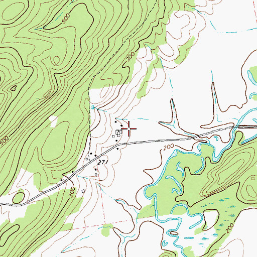 Topographic Map of Goodmanor Farms, NY