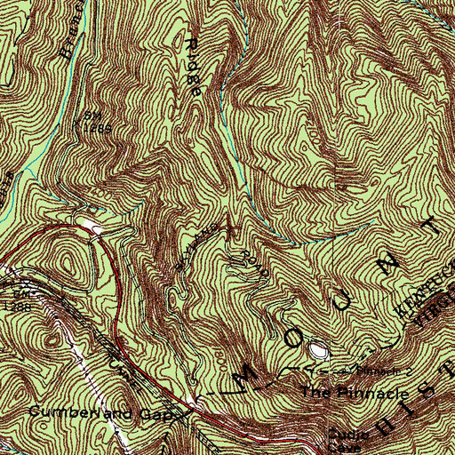 Topographic Map of Fort McCook (historical), KY