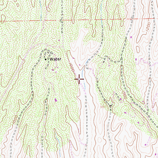 Topographic Map of Spy Glass Farms, CA