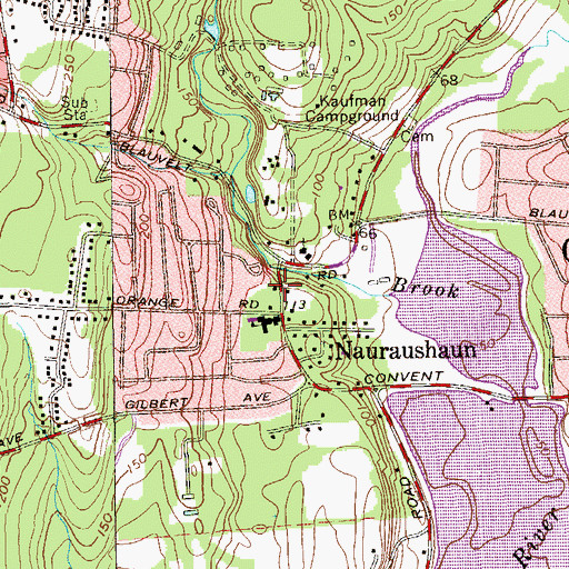 Topographic Map of Orthodox Church of the Transfiguration, NY
