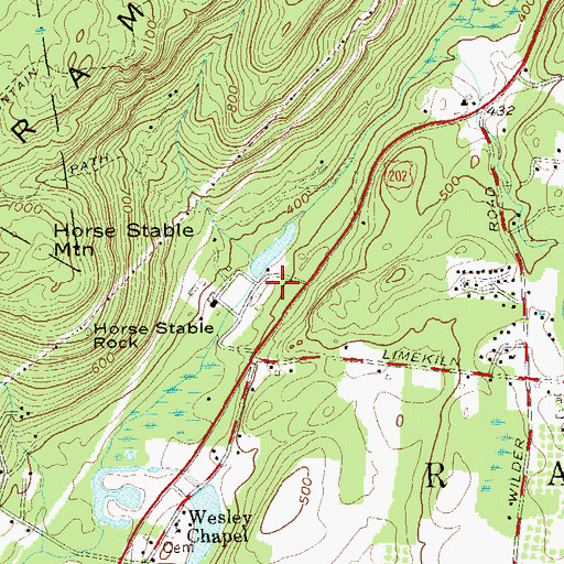 Topographic Map of BAIS Yakov of Ramapo, NY