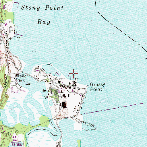Topographic Map of Penny Bridge Marina, NY