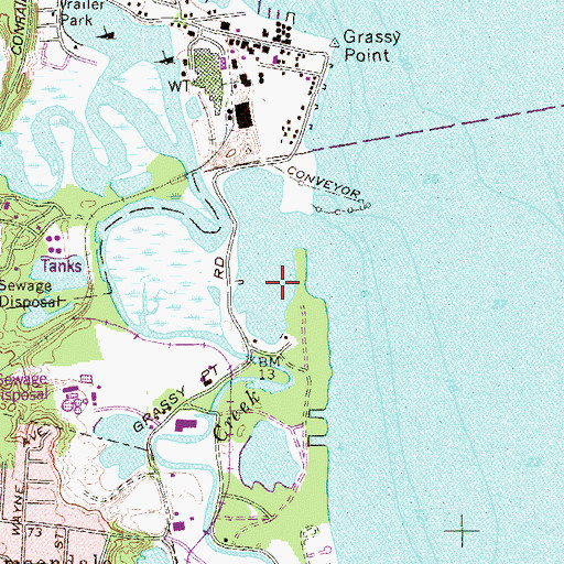 Topographic Map of Haverstraw Marina, NY