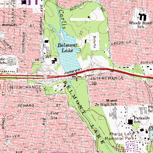 Topographic Map of Sylvan Road Bridge, NY