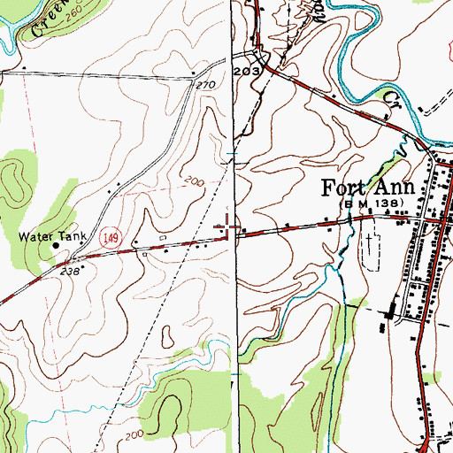 Topographic Map of Fort Ann Rescue Squad, NY