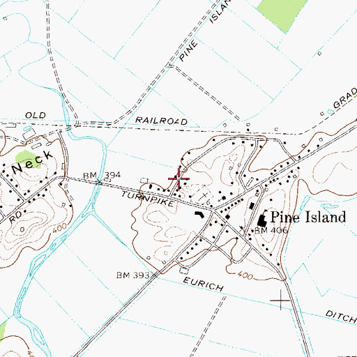 Topographic Map of Pine Island Volunteer Ambulance Corps, NY