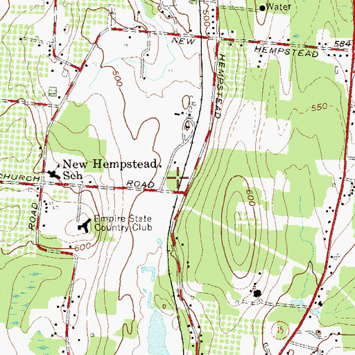 Topographic Map of Spring Hill Community Ambulance Corps, NY