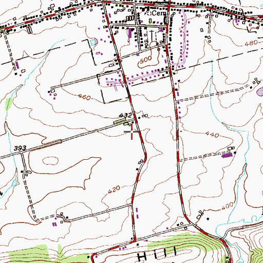 Topographic Map of Good Harvest Farm, PA