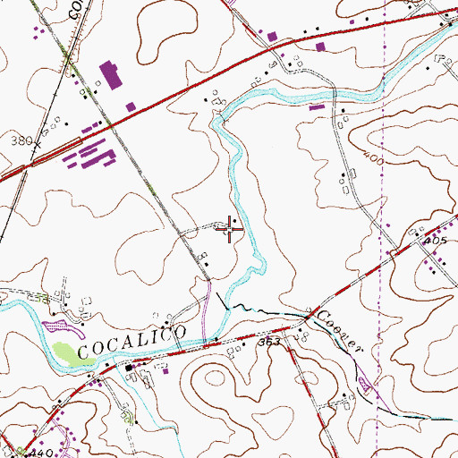 Topographic Map of Callaco Farm, PA