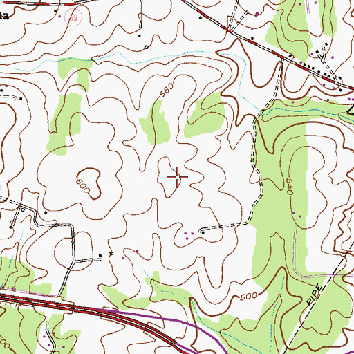 Topographic Map of Howard County Landfill, MD