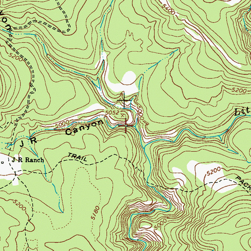Topographic Map of Cataract Canyon, AZ