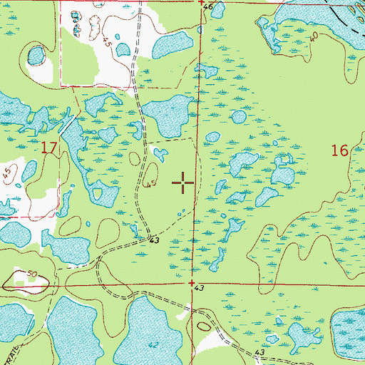 Topographic Map of Graveyard Island, FL
