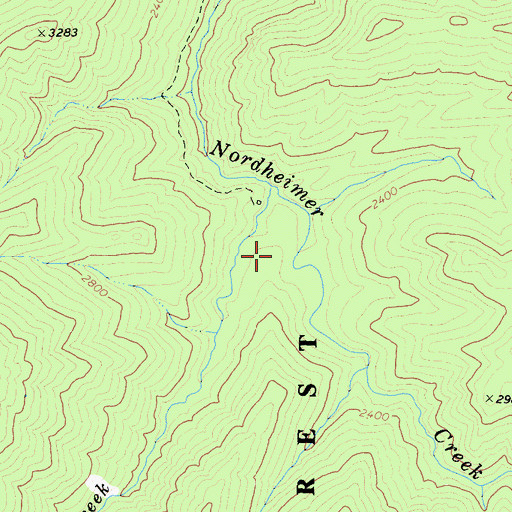 Topographic Map of Boulder, CA