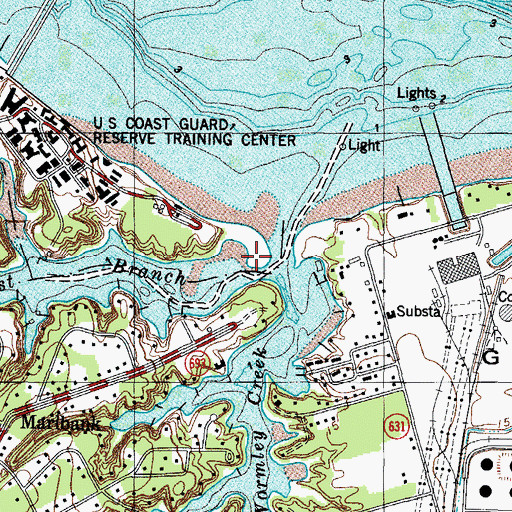 Topographic Map of Selbys Point, VA