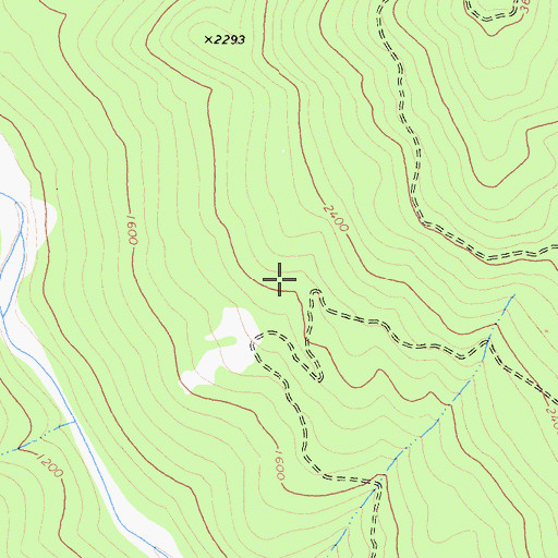 Topographic Map of Garnit Ranch, CA