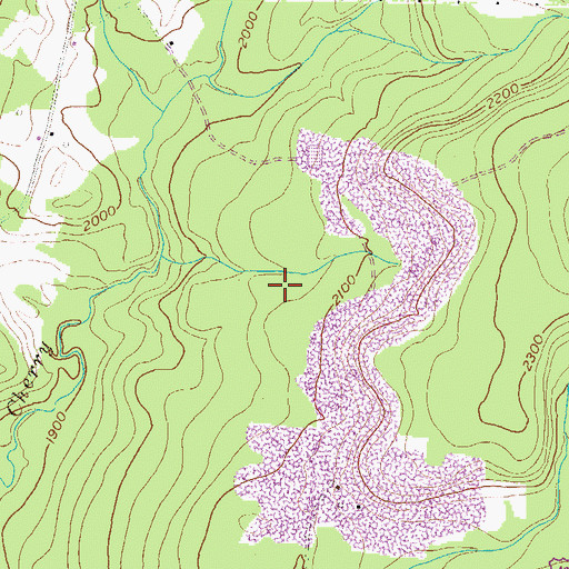 Topographic Map of Federal Correctional Institution Hazelton, WV