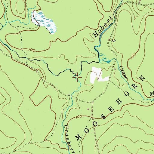 Topographic Map of Moosehorn Wilderness, ME